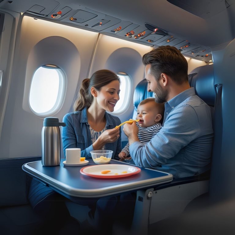 prima pappa in aereo